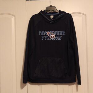 NFL Team Apparel Tennessee Titans TX3 Warm Blue Pullover Hoodie Men's Large